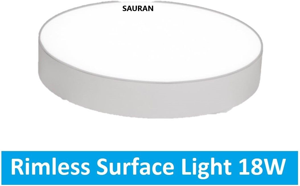 sauran Rimless Surface Light 18W White RSL43.1 Ceiling Light Ceiling Lamp-picture-11