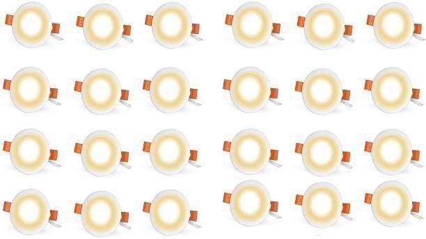 nexat 5 watt deep juncation led light for decorative purposes (WARM WHITE pack of 24) Recessed Ceiling Light Ceiling Lamp-picture-11