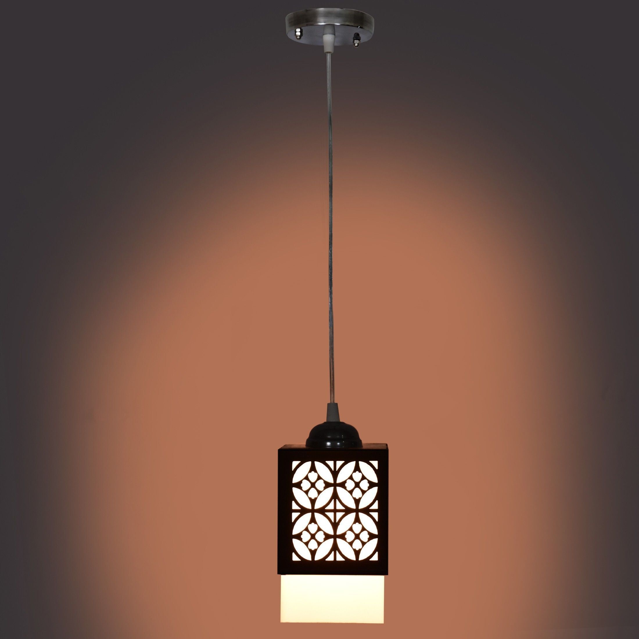 nexat Wooden Hanging Thali Lamp Elegance for Home Decor and Festive Celebrations Chandelier Ceiling Lamp-picture-2