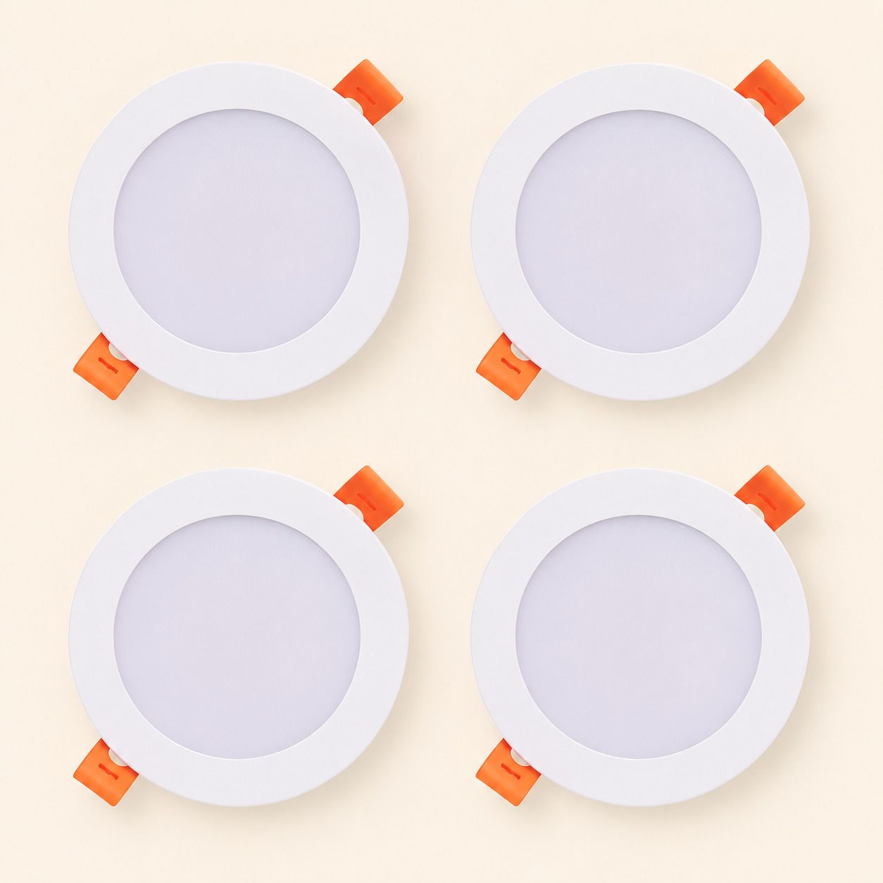 brightstar Maxa 10-Watts Round Led Panel Conceal Down Pack of 4 Pcs Recessed Ceiling Light Ceiling Lamp-picture-4