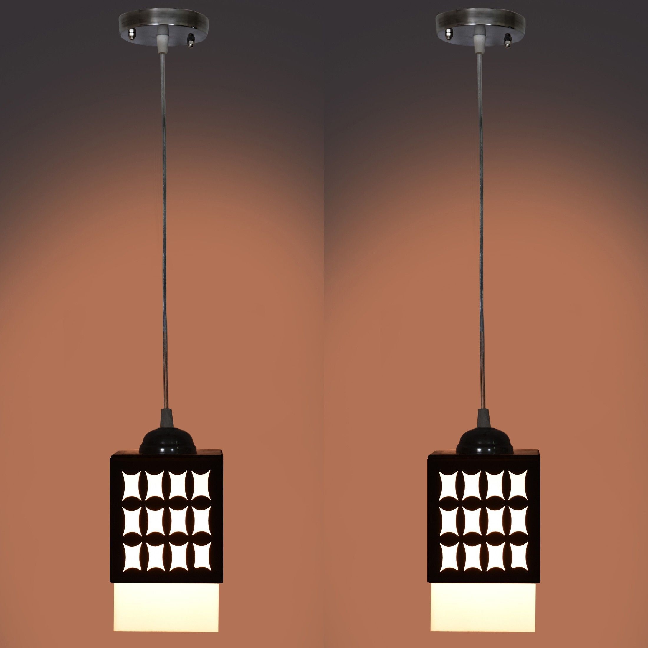 lakhaji Wooden Hanging Thali Lamp Elegance for Home Decor and Festive Celebrations Pendant Lamp Ceiling Lamp-picture-49