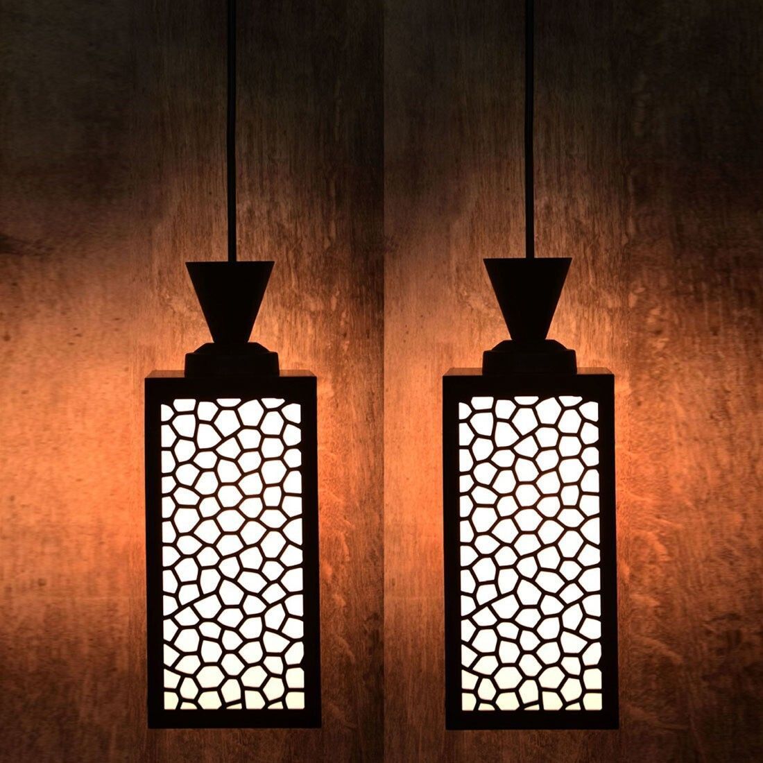 nexat Wooden Hanging Thali Lamp Elegance for Home Decor and Festive Celebrations Pendant Lamp Ceiling Lamp-picture-5