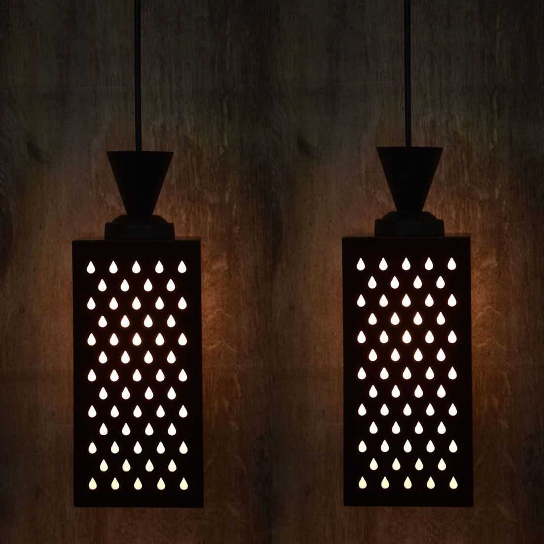 lakhaji Wooden Hanging Thali Lamp Elegance for Home Decor and Festive Celebrations Pendant Lamp Ceiling Lamp-picture-19