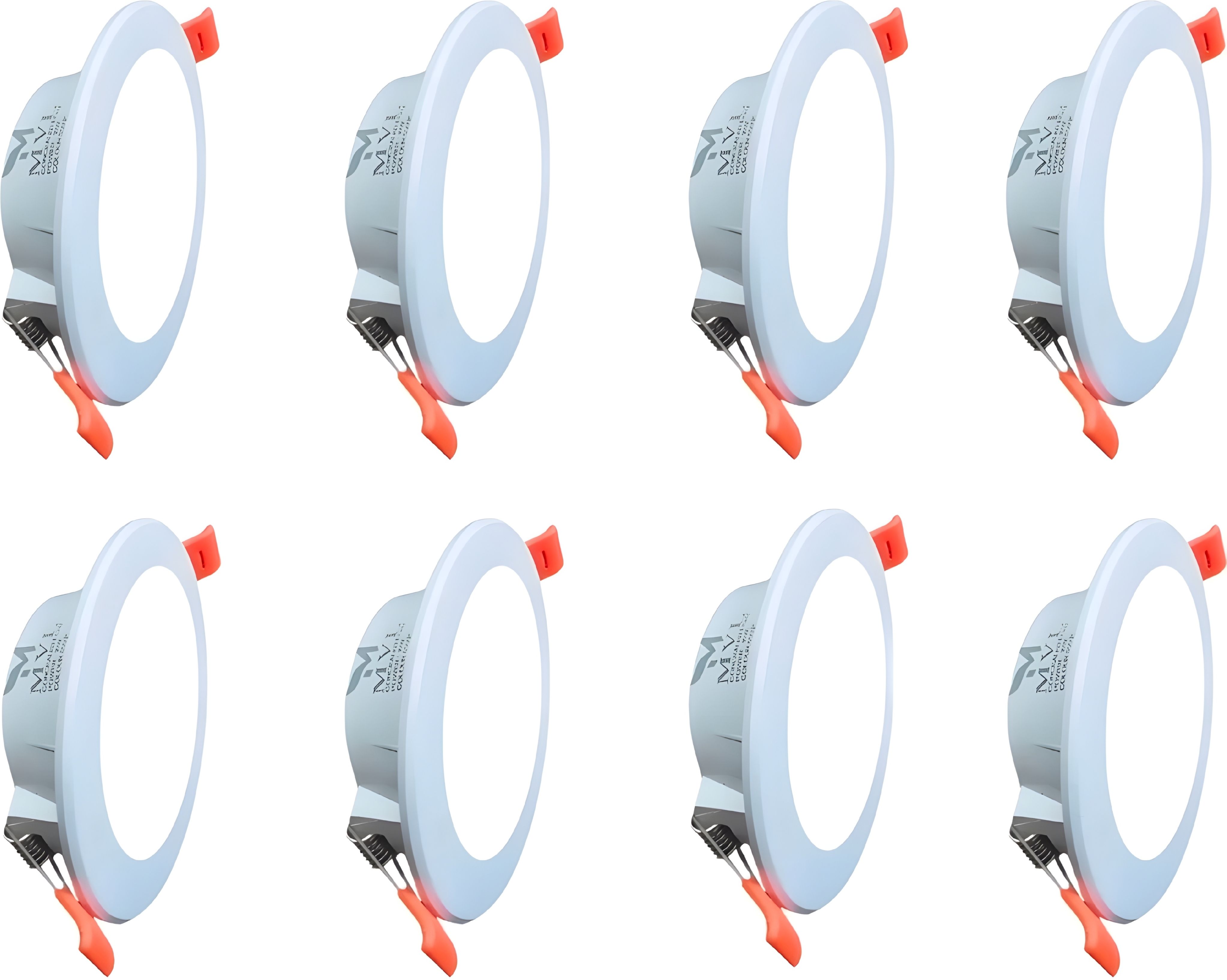 mvl 10W LED Concealed Ceiling Downlight | Round Panel Light | Cool White pack of 8 Ceiling Light Ceiling Lamp-picture-24