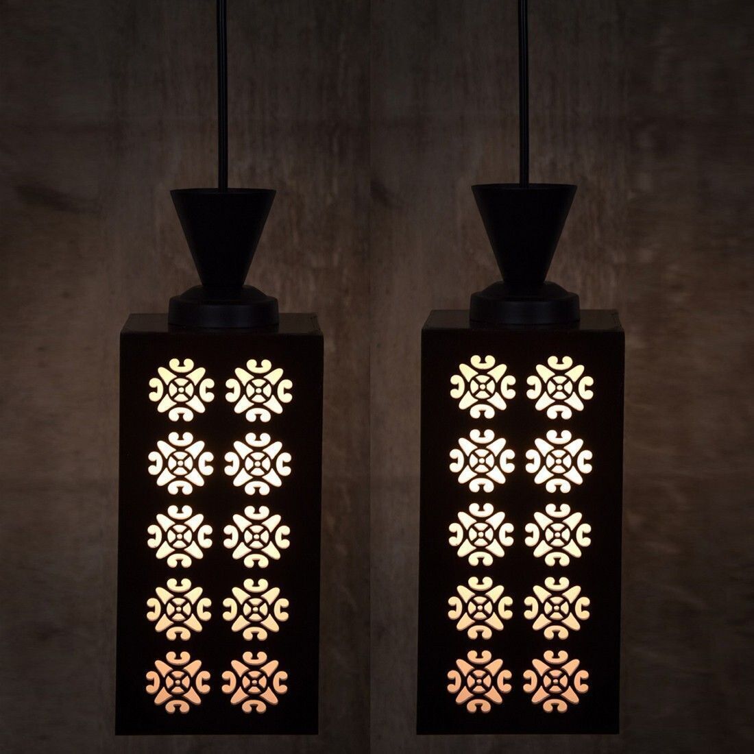 nexat Wooden Hanging Thali Lamp Elegance for Home Decor and Festive Celebrations Pendant Lamp Ceiling Lamp-picture-16