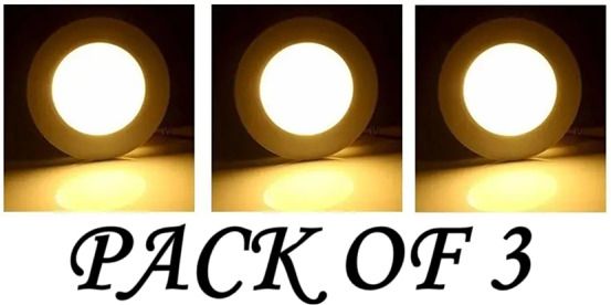 Brightstar LED 10W CBL Round Surface Down Light Pack of 3 Recessed Ceiling Light Ceiling Lamp-image-6