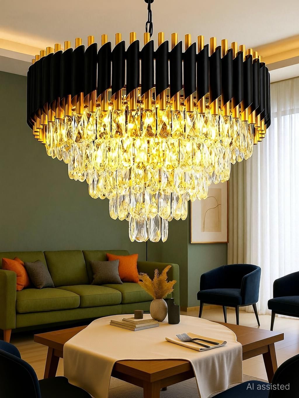 nozz RO500mmBlackGold Ceiling Light Ceiling Lamp-picture-47