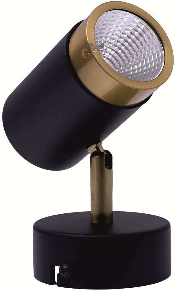 6-watt Black Gold finish focus light,Wall light,spot light,Color-Warm White Spot Light Ceiling Lamp-image-13