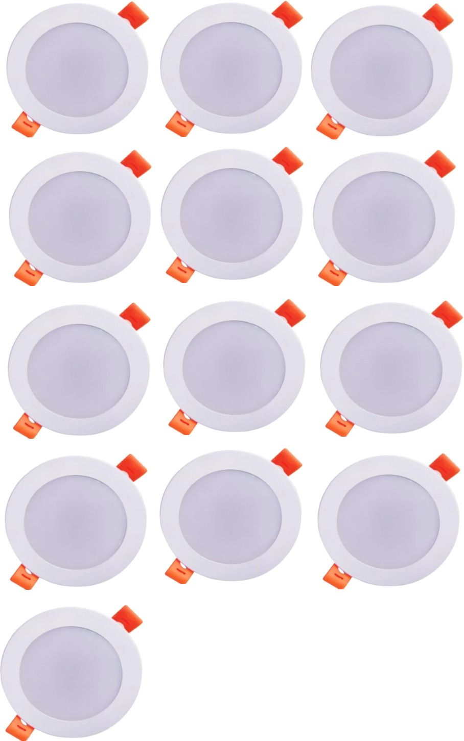 brightstar Maxa 10-Watts Round Led Panel Conceal Down Pack of 13 Recessed Ceiling Light Ceiling Lamp-picture-6