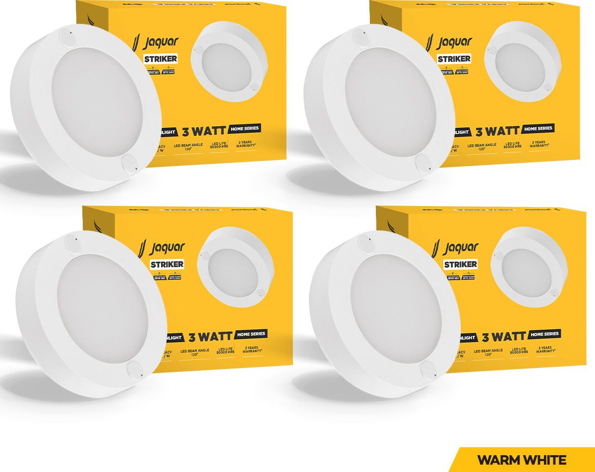 Mini Striker 3W Warm Round Surface (Pack of 4) Ceiling Light Ceiling Lamp