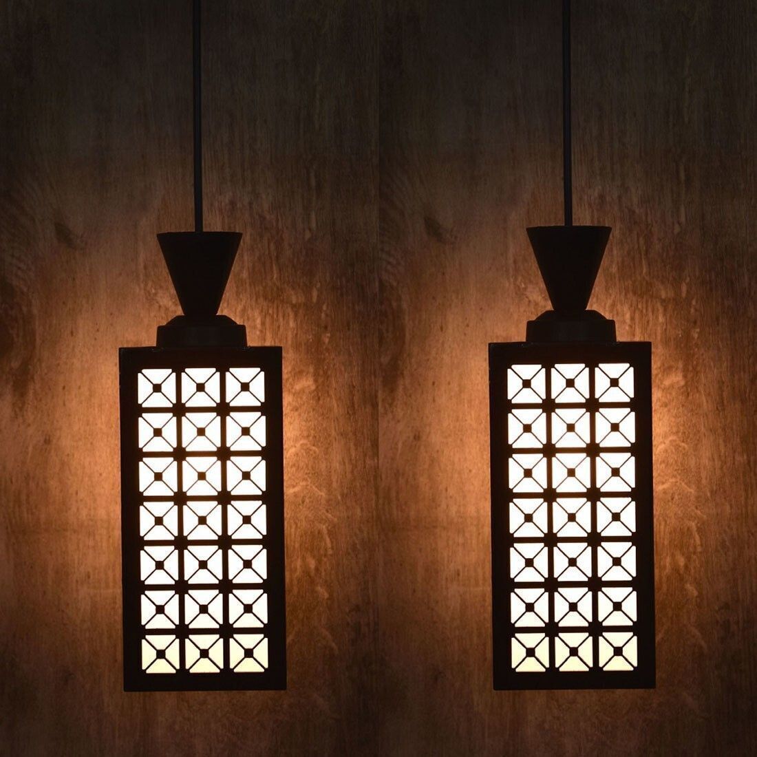 nexat Wooden Hanging Thali Lamp Elegance for Home Decor and Festive Celebrations Pendant Lamp Ceiling Lamp-picture-2
