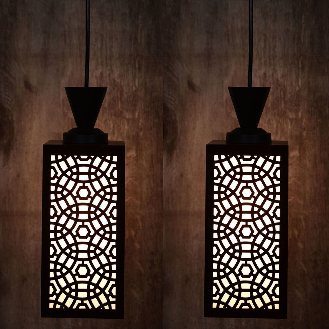 nexat Wooden Hanging Thali Lamp Elegance for Home Decor and Festive Celebrations Pendant Lamp Ceiling Lamp-picture-42