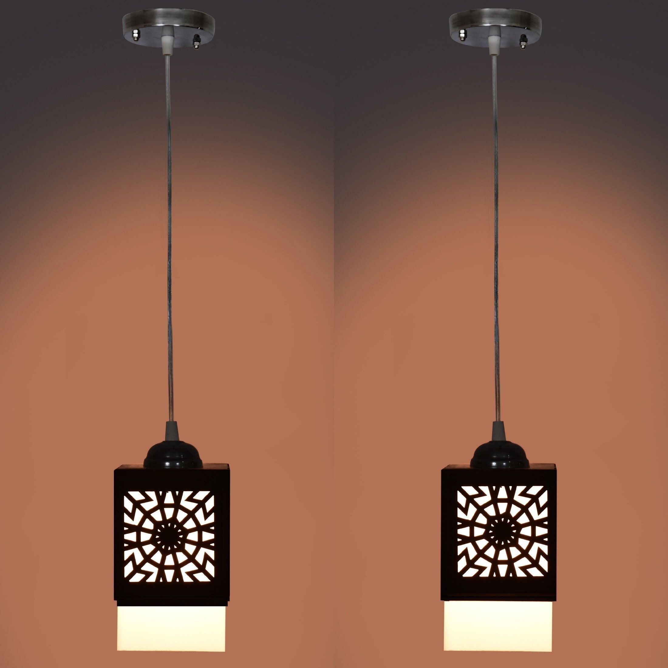 lakhaji Wooden Hanging Thali Lamp Elegance for Home Decor and Festive Celebrations Pendant Lamp Ceiling Lamp-picture-44