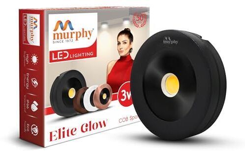 3W Elite Round LED Surface Cabinet Down Light (Pack of 1) Surface Ceiling Light Ceiling Lamp-image-1