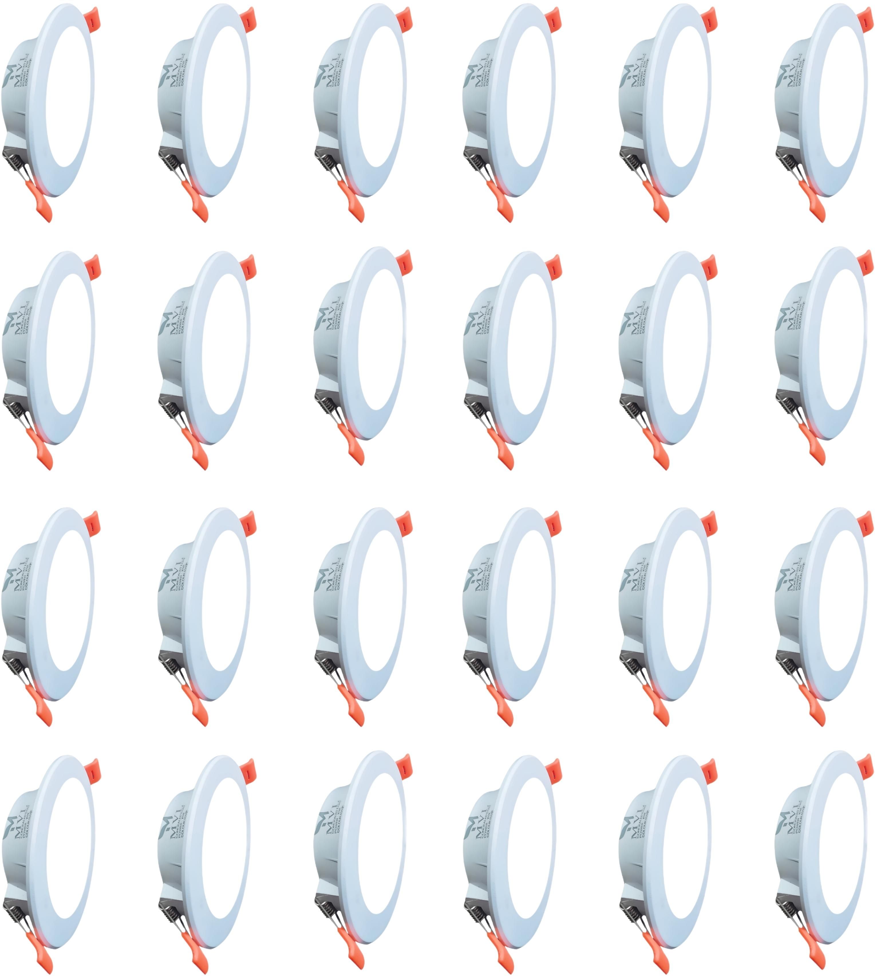 Maxa 10-Watts Round Led Panel Conceal Down Pack of 24 Ceiling Light Ceiling Lamp-image-23