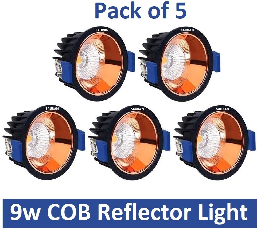 sauran Pack of 5 COB Reflector 9w LED Ceiling Light for Outdoor With Warrnty (CRL7.3) Recessed Ceiling Light Ceiling Lamp-picture-9