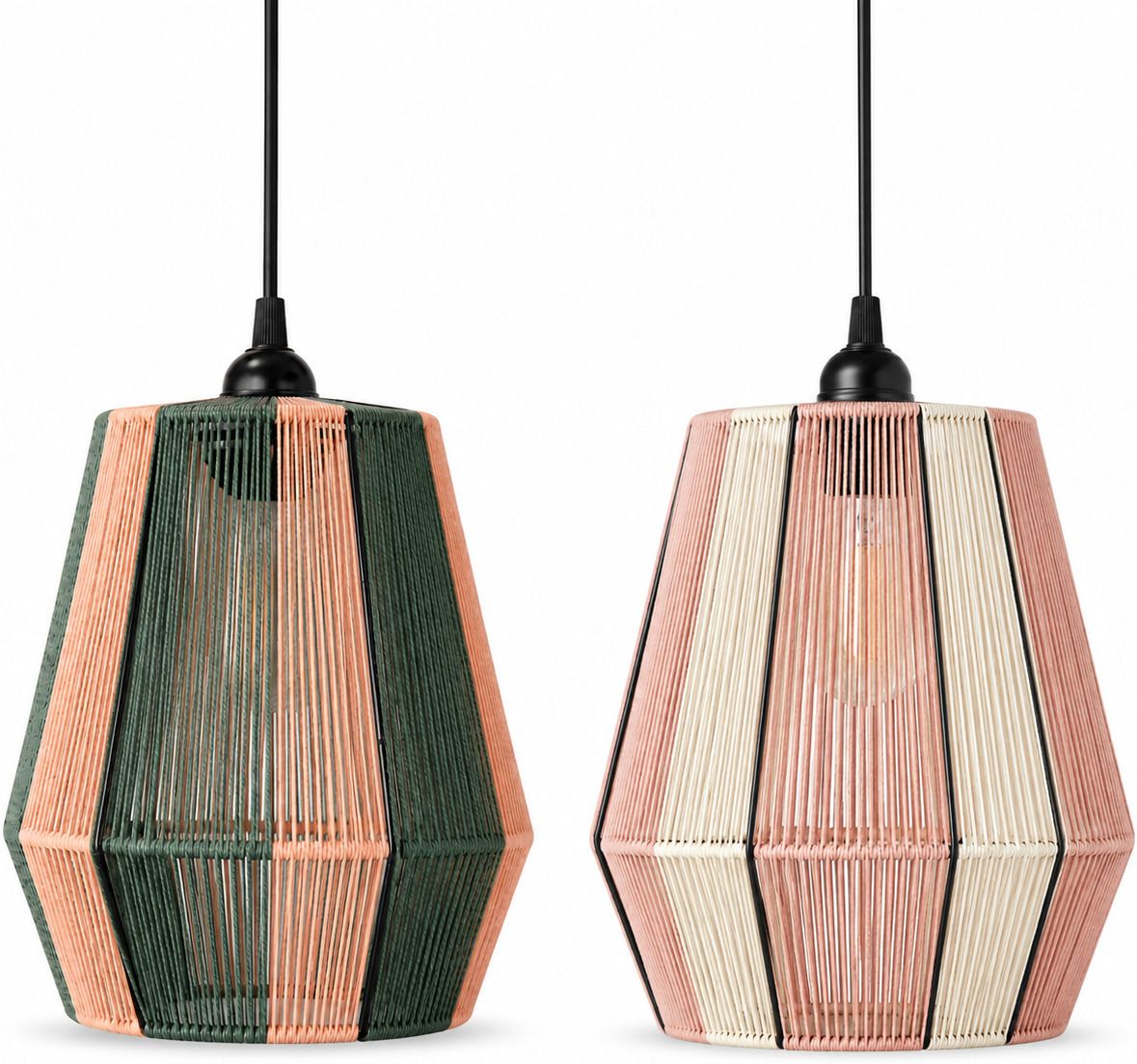 Designer Handmade Thread Weave Pendant Lampshade Ceiling Light Ceiling Lamp-image-4