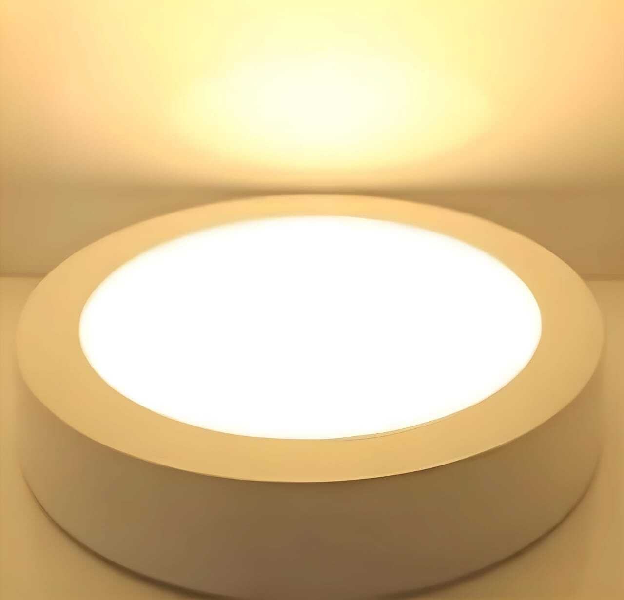 MVL LED 9 Watt CBL Aluminium Round Surface Down Light Warm White Pack of 1 Surface Ceiling Light Ceiling Lamp-image-26