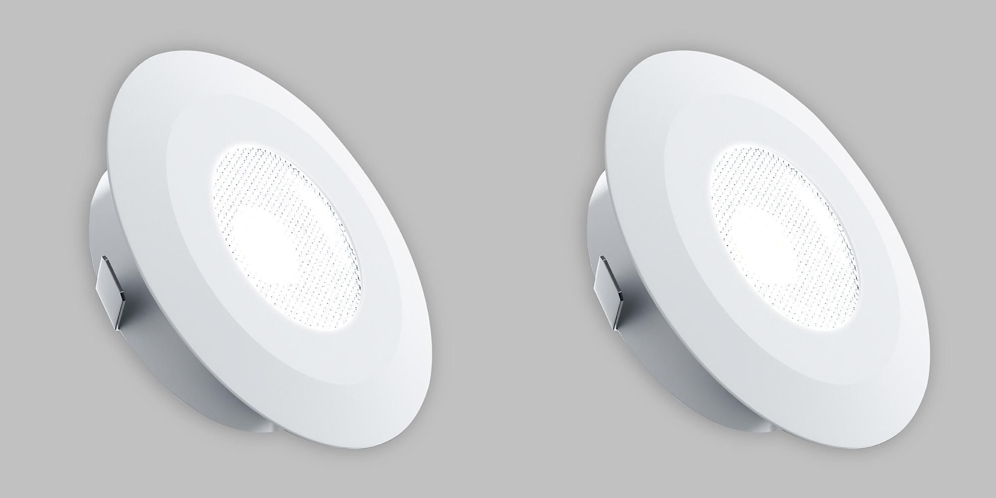 Nortek Shaya 2 Watt Led Spot Light | Focus Light Indoor | Natural White- 2PC Recessed Ceiling Light Ceiling Lamp-picture-20