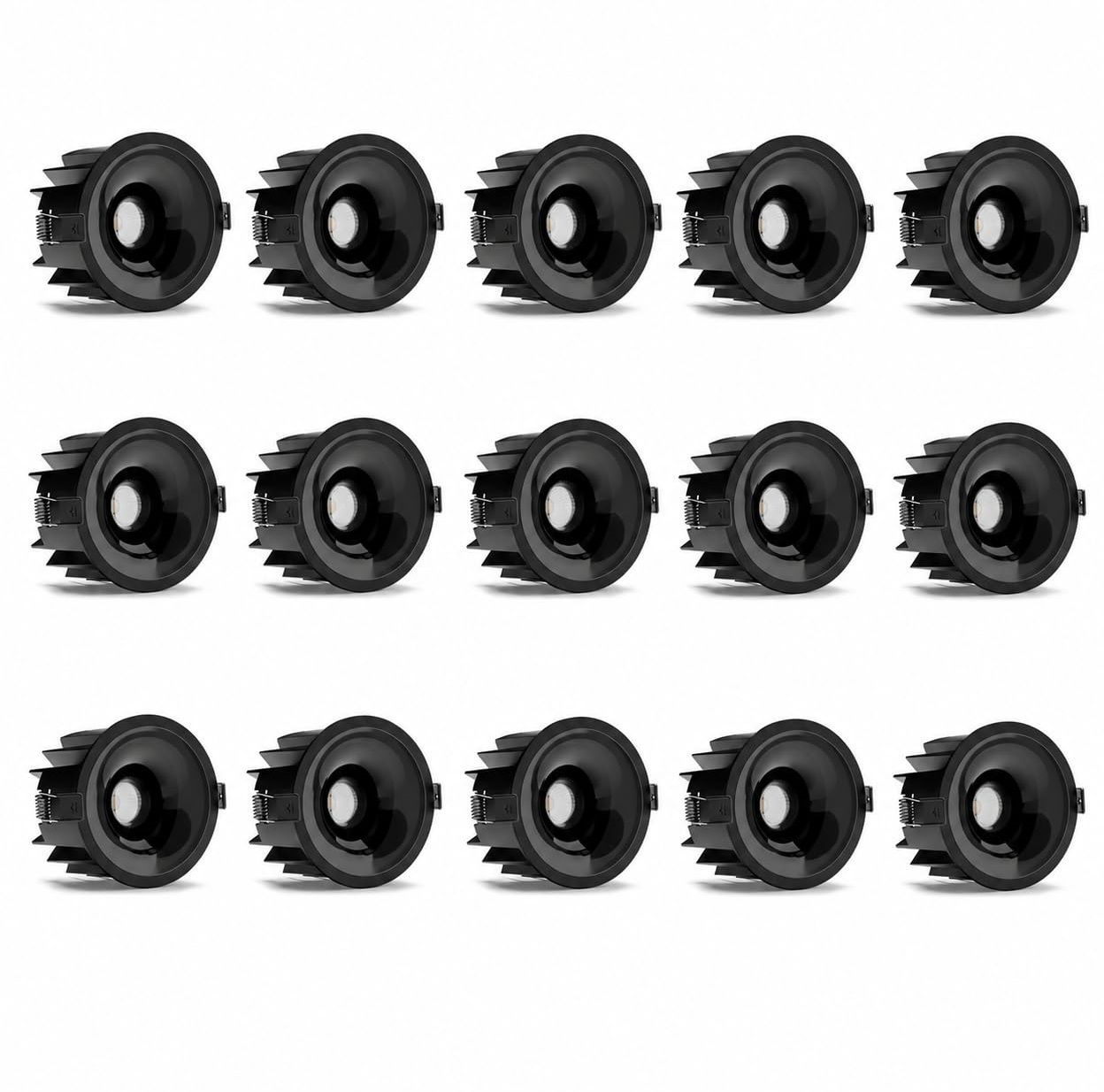 murphy Elantra Noir 12W COB Downlight | WW | Black Reflector | Pack of 15 Ceiling Light Ceiling Lamp-picture-29