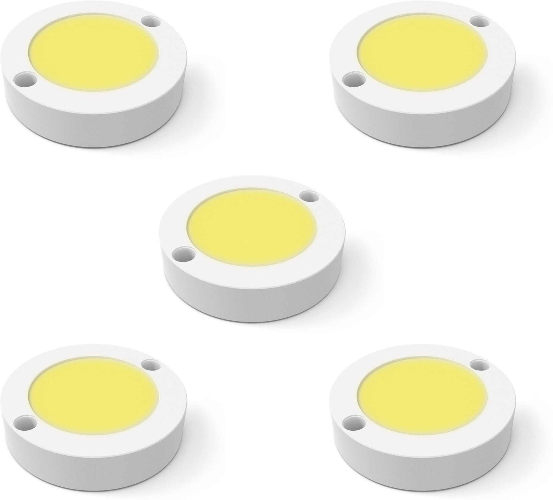 fybros 3 Watt Yellow Colour Zest Striker Surface LED Ceiling Light 3w Round (Pack of 5) Recessed Ceiling Light Ceiling Lamp-picture-22