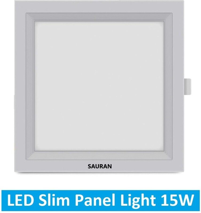 sauran Square LED Slim Panel Natural White Light 15W LSP 62.1 (With Warranty) Ceiling Light Ceiling Lamp-picture-22