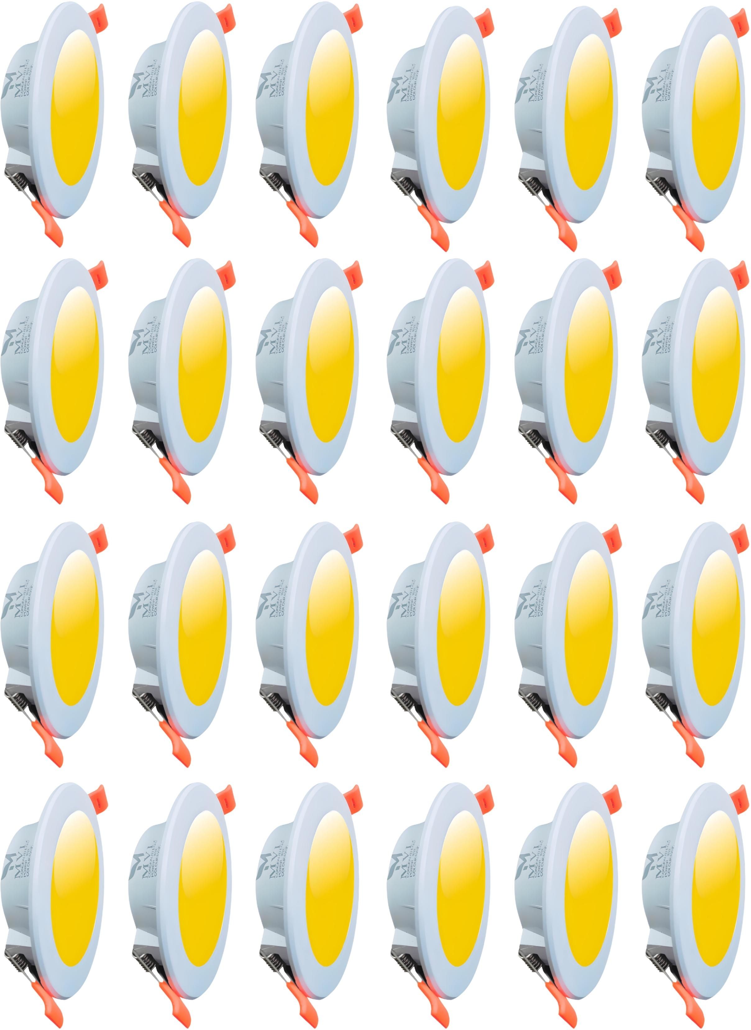 10W Maxa Bright Round LED Conceal Down Light (Warm White - Yellow) Pack of 24 Ceiling Light Ceiling Lamp-image-41