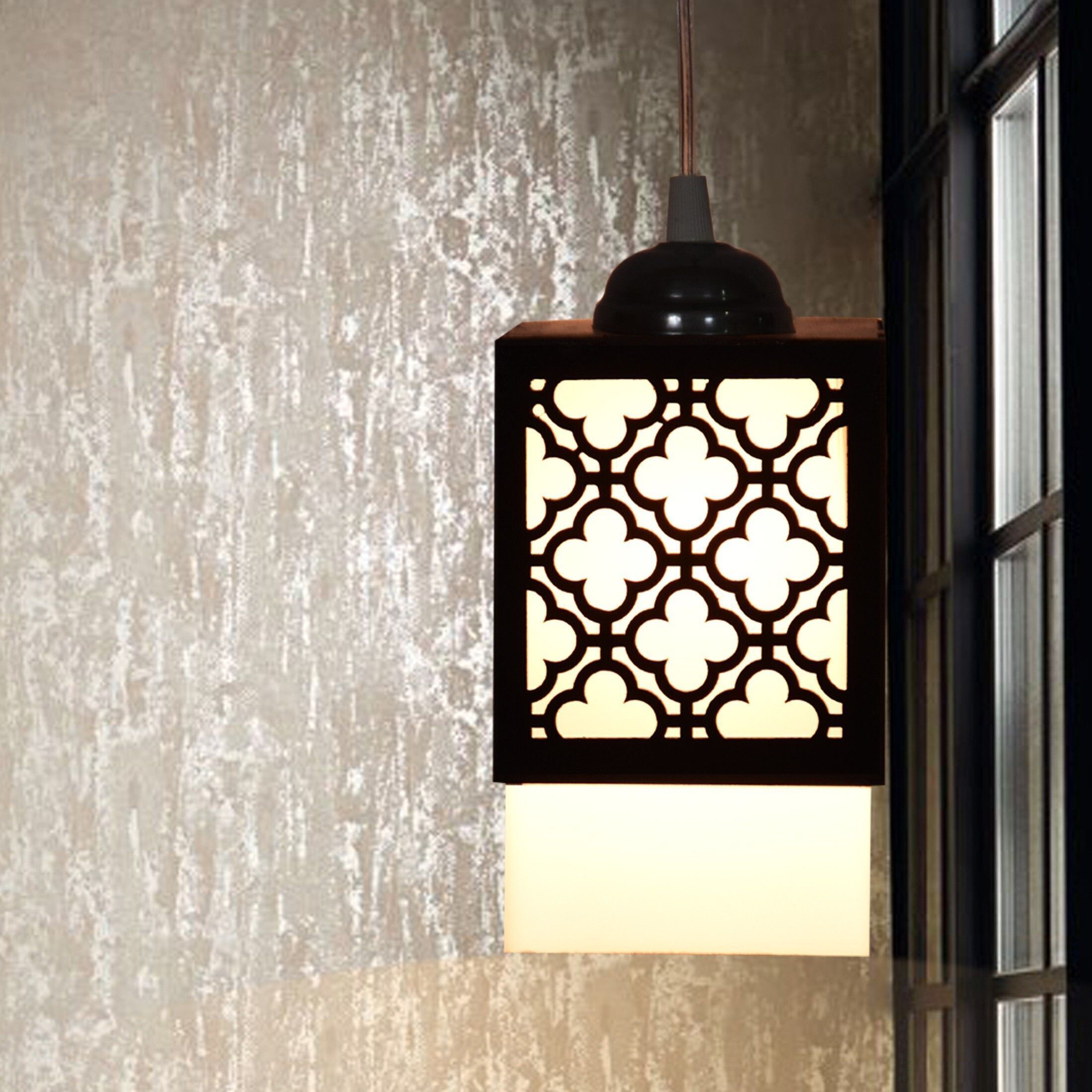 nexat Wooden Hanging Thali Lamp Elegance for Home Decor and Festive Celebrations Chandelier Ceiling Lamp-picture-48