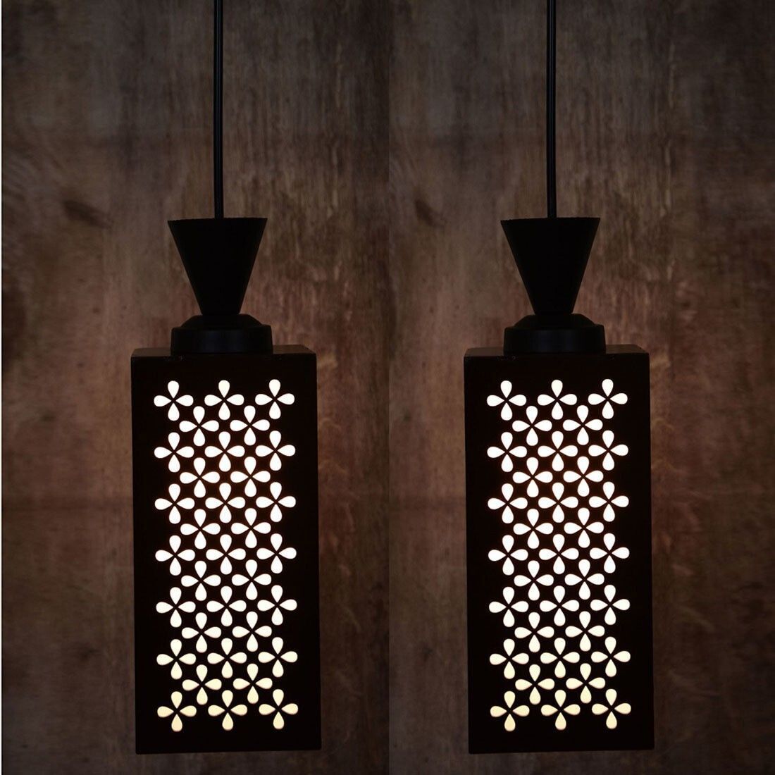 nexat Wooden Hanging Thali Lamp Elegance for Home Decor and Festive Celebrations Pendant Lamp Ceiling Lamp-picture-14