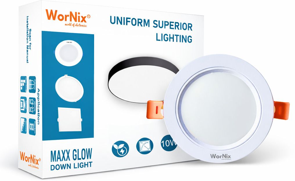 wornix 10W LED Recessed 3" cut size Ceiling Downlight Recessed Ceiling Light Ceiling Lamp-picture-33