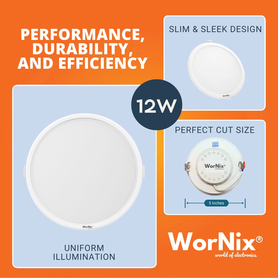 12W Round LED Panel Light Ceiling Light Ceiling Lamp-image-49