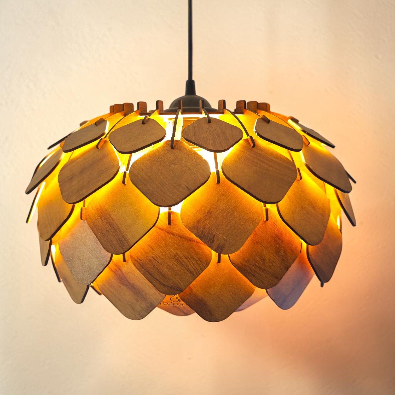 WOODIOGRAPHY wooden ceiling pendant light for home decoration Chandelier Ceiling Lamp-picture-21