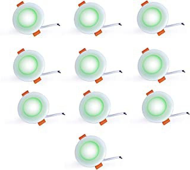 nexat 5 watt deep juncation led light for decorative purposes (green pack of 10) Recessed Ceiling Light Ceiling Lamp-picture-41