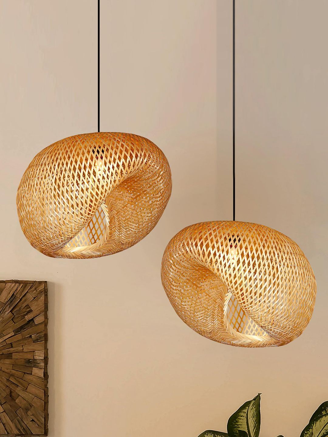 Artistic Bamboo Ceiling Light for Home and Balcony Pendant Lamp Ceiling Lamp-image-49