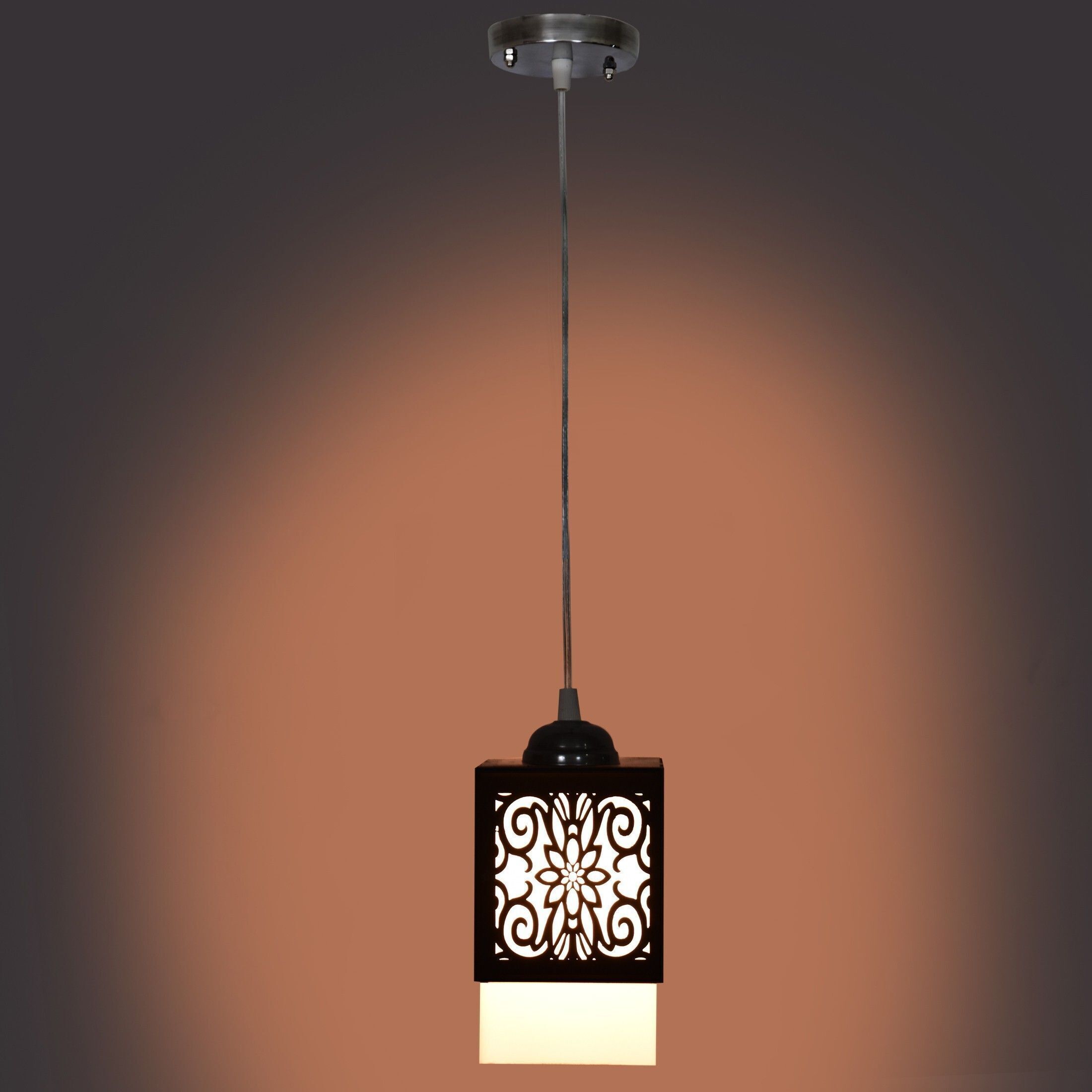lakhaji Wooden Hanging Thali Lamp Elegance for Home Decor and Festive Celebrations Chandelier Ceiling Lamp-picture-40