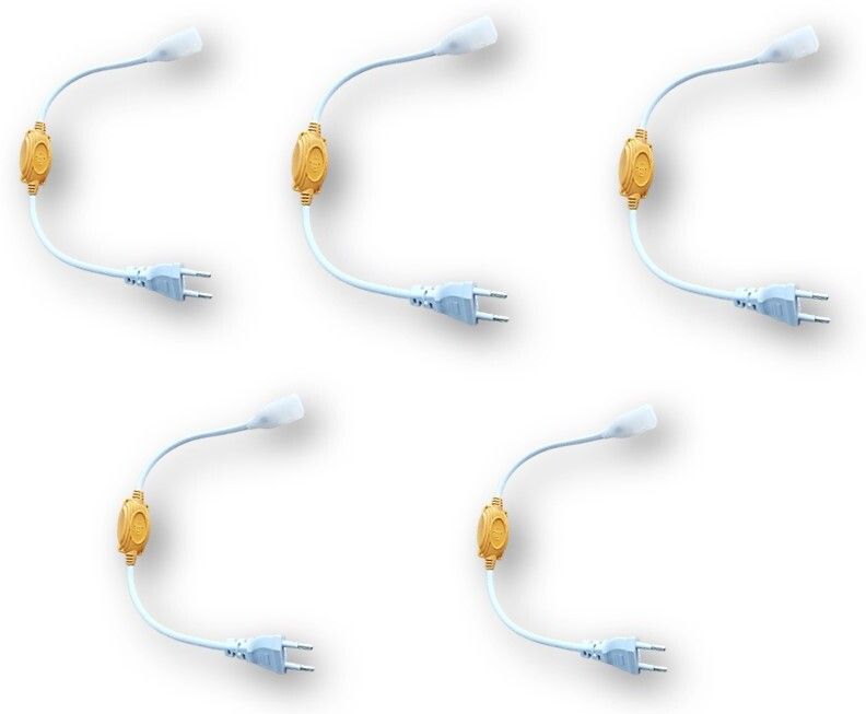 OTS LIGHTS 220V AC Pin Connector/Adapter/Cable for Rope Light (Pack of 5) Ceiling Light Ceiling Lamp-image-18