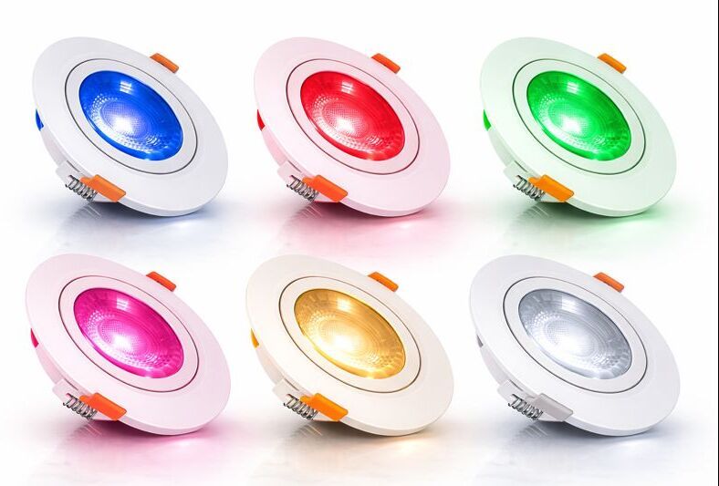 hybrix LED (6W) 30° Spot Light, COB Down Light, Elegant ABS Body, 1 Color Light Each, 6 Spot Light Ceiling Lamp-picture-8