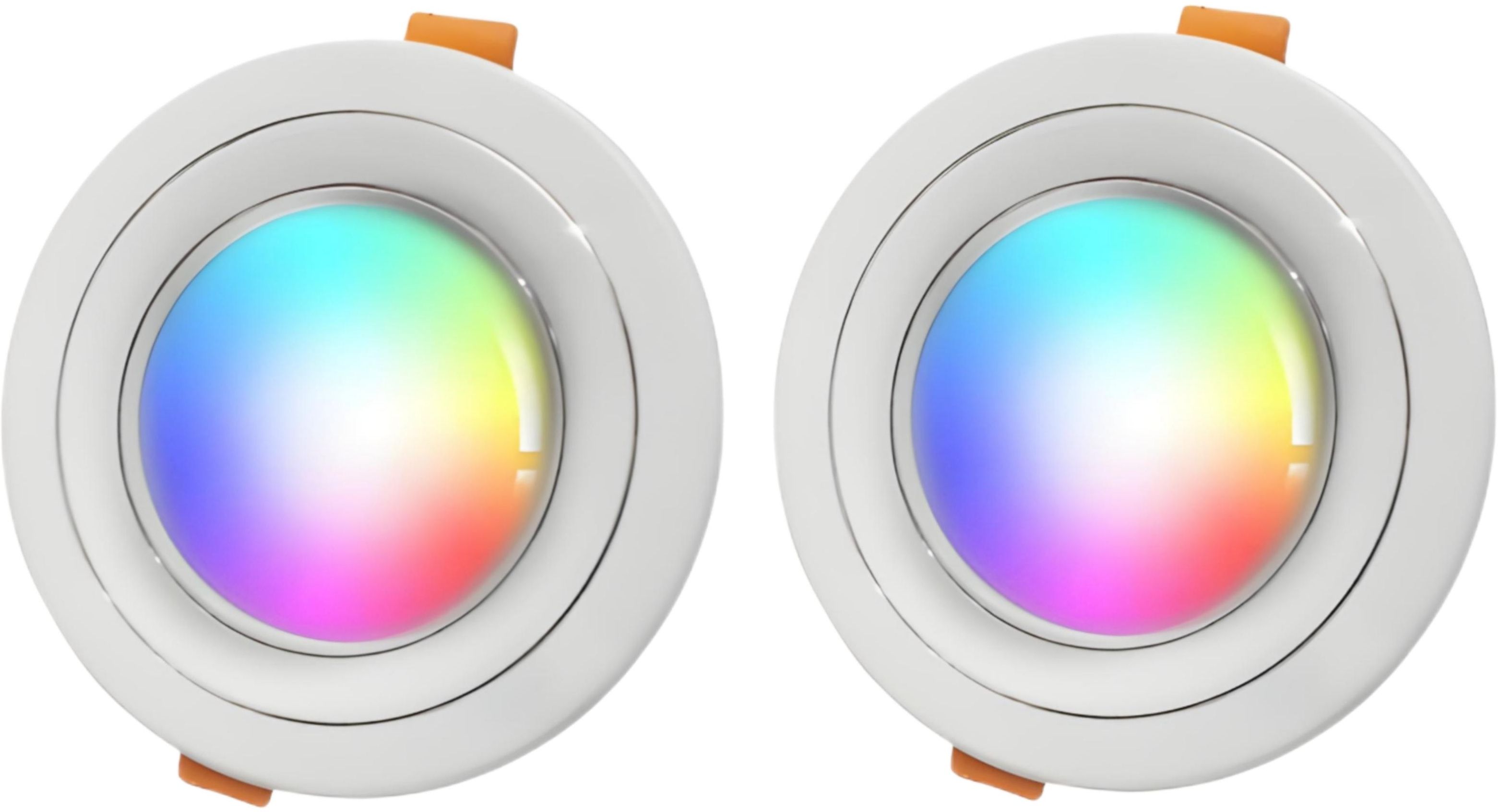 9W 7-in-1 Roun LED Conceal Panel Down Light Colour Changing Light (Red/Blue/Pink/Green/Yellow/Sky-blue/White, Pack of 2) Recessed Ceiling Lamp-image-40