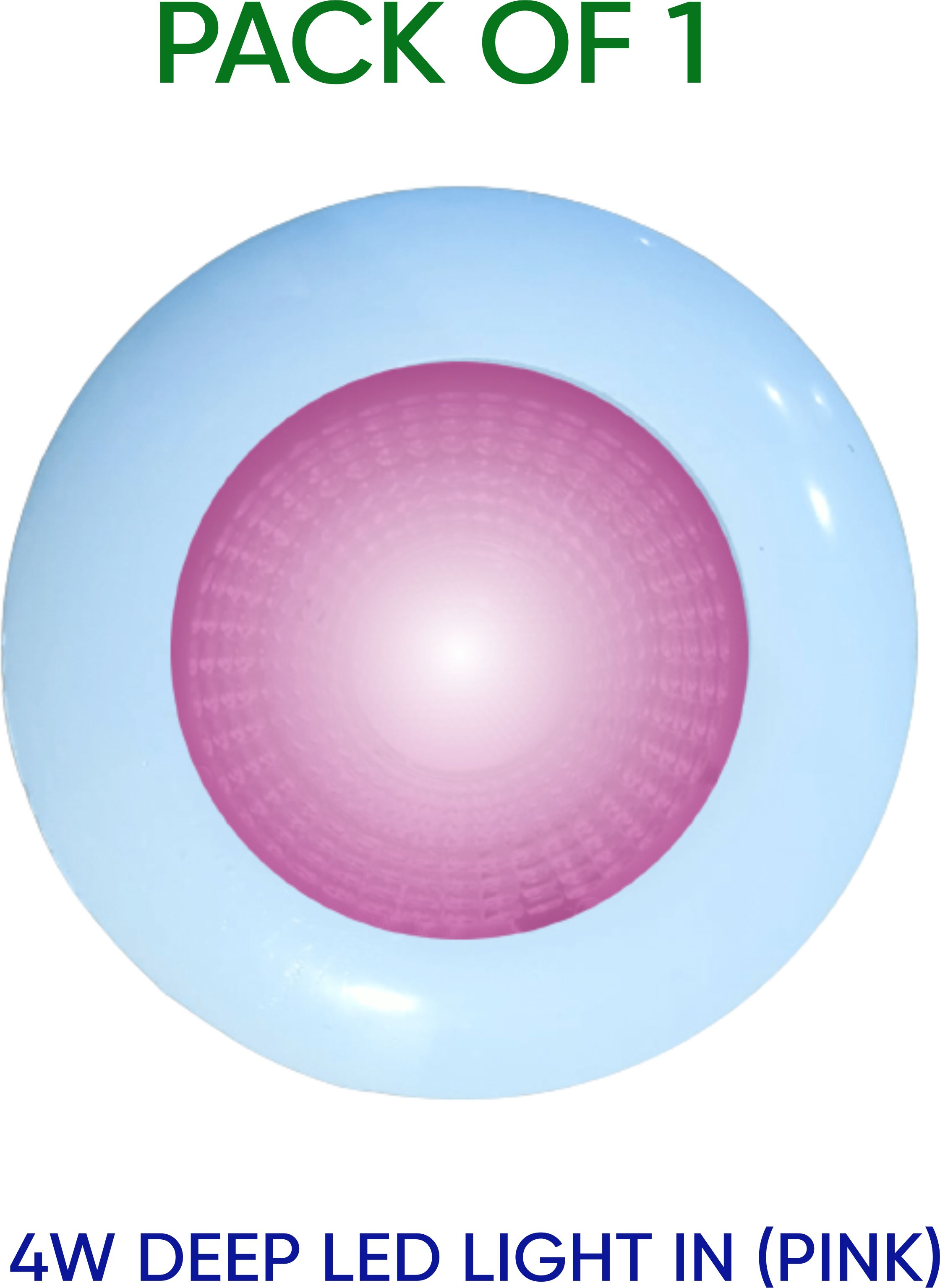4 WATT DEEP LED CONCEALED LIGHT IN (PINK) PACK OF 1 Recessed Ceiling Light Ceiling Lamp-image-31