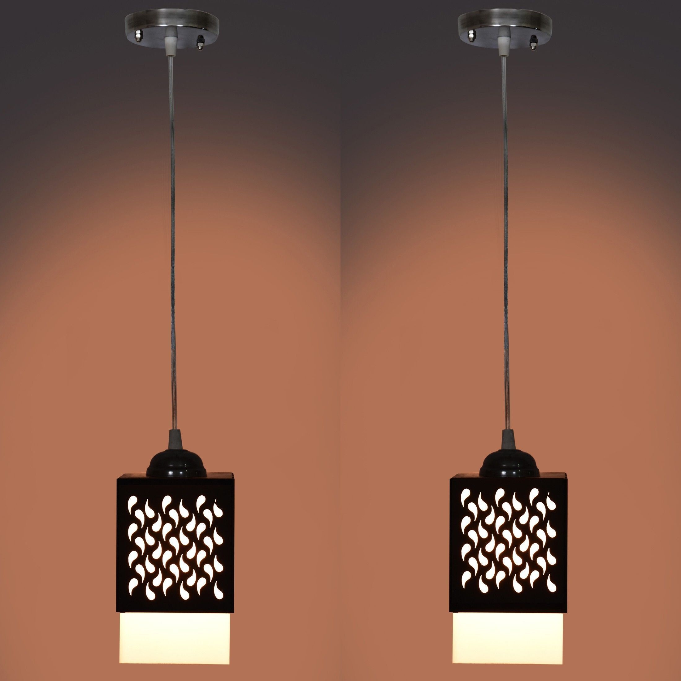 nexat Wooden Hanging Thali Lamp Elegance for Home Decor and Festive Celebrations Pendant Lamp Ceiling Lamp-picture-0
