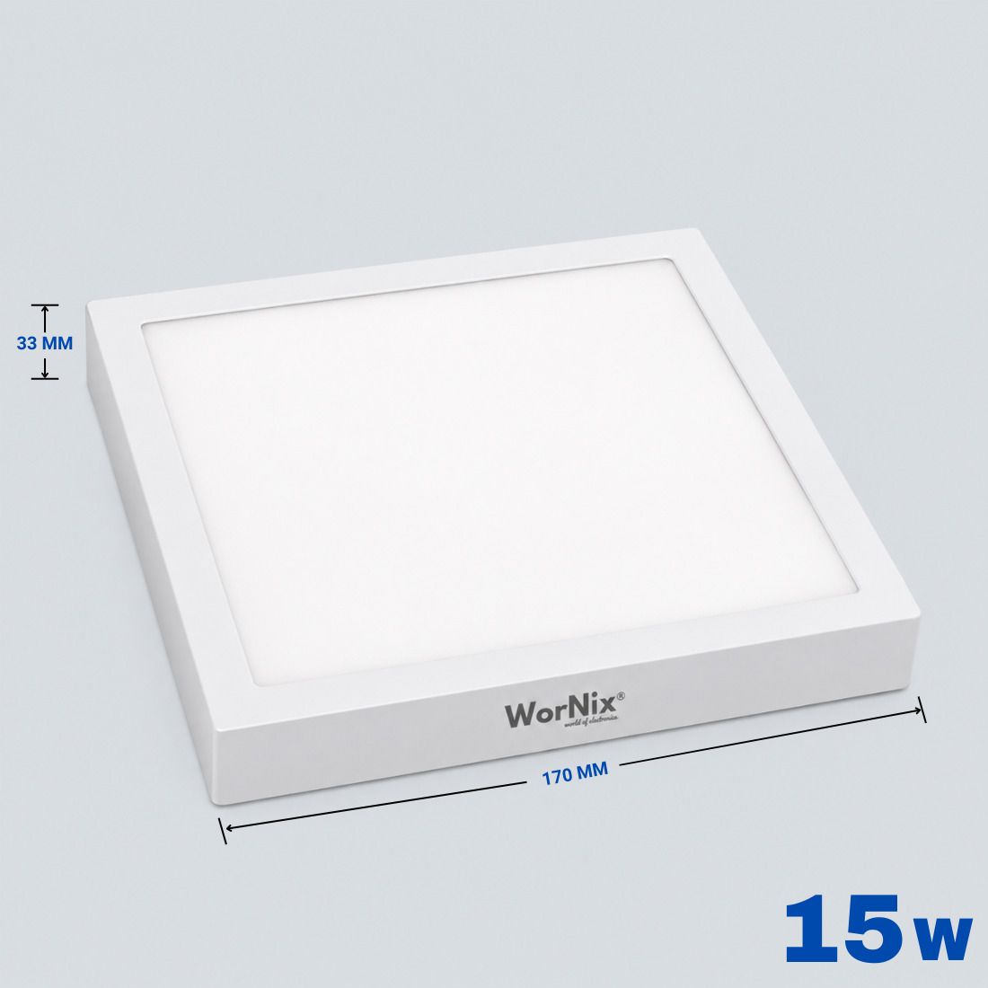 15W Square Radar Motion Sensor Surface LED Panel Light Ceiling Light Ceiling Lamp-image-34