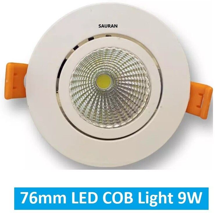 sauran 76mm LED COB Pure White Light 9W LEC21 (With Warranty) Ceiling Light Ceiling Lamp-picture-4