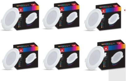 havells Luna 6W Downlight 6500K High Voltage Protection Upto 4KV Pack of 6 Junction Box Ceiling Lamp-picture-20