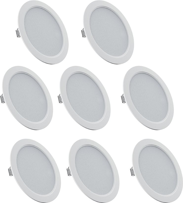 Sifra 12W Led Downlight for Living Room, Kitchen, Bedroom Cool White Pack of 8 Downlighter Ceiling Light Ceiling Lamp-image-41