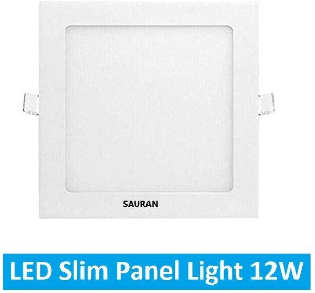 sauran Square LED Slim Panel Natural White Light 12W LSP 54.1 (With Warranty) Ceiling Light Ceiling Lamp-picture-16
