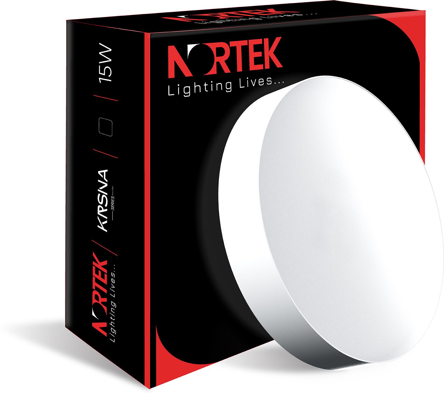 nortek KRSNA 15W Round LED Surface Panel Light (6500K, Cool White) Pack of 1 Surface Ceiling Light Ceiling Lamp-picture-20