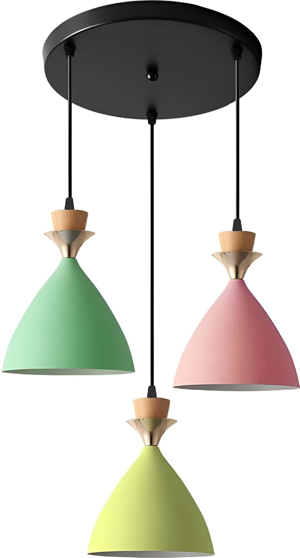 RBSK Multi Aluminum 3 Light Round Design, Without Bulb (Set of 1) Ceiling Light Ceiling Lamp-picture-38