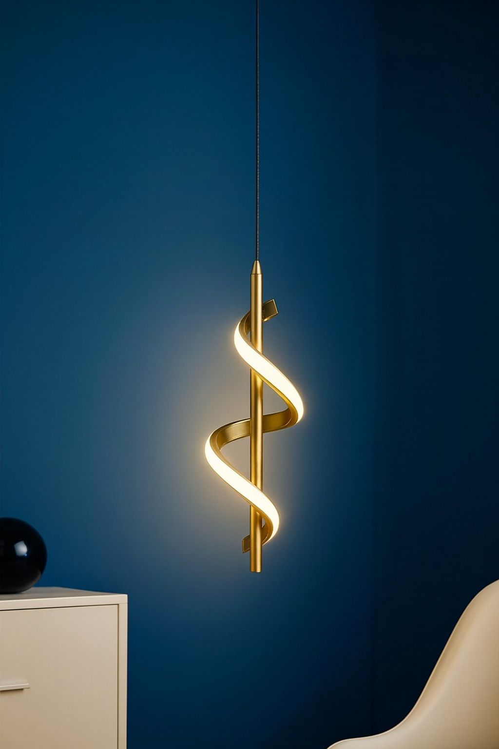 the ujalavista Ujalavista Spiral Glow Pendant Light Pendant Lamp Ceiling Lamp-picture-14