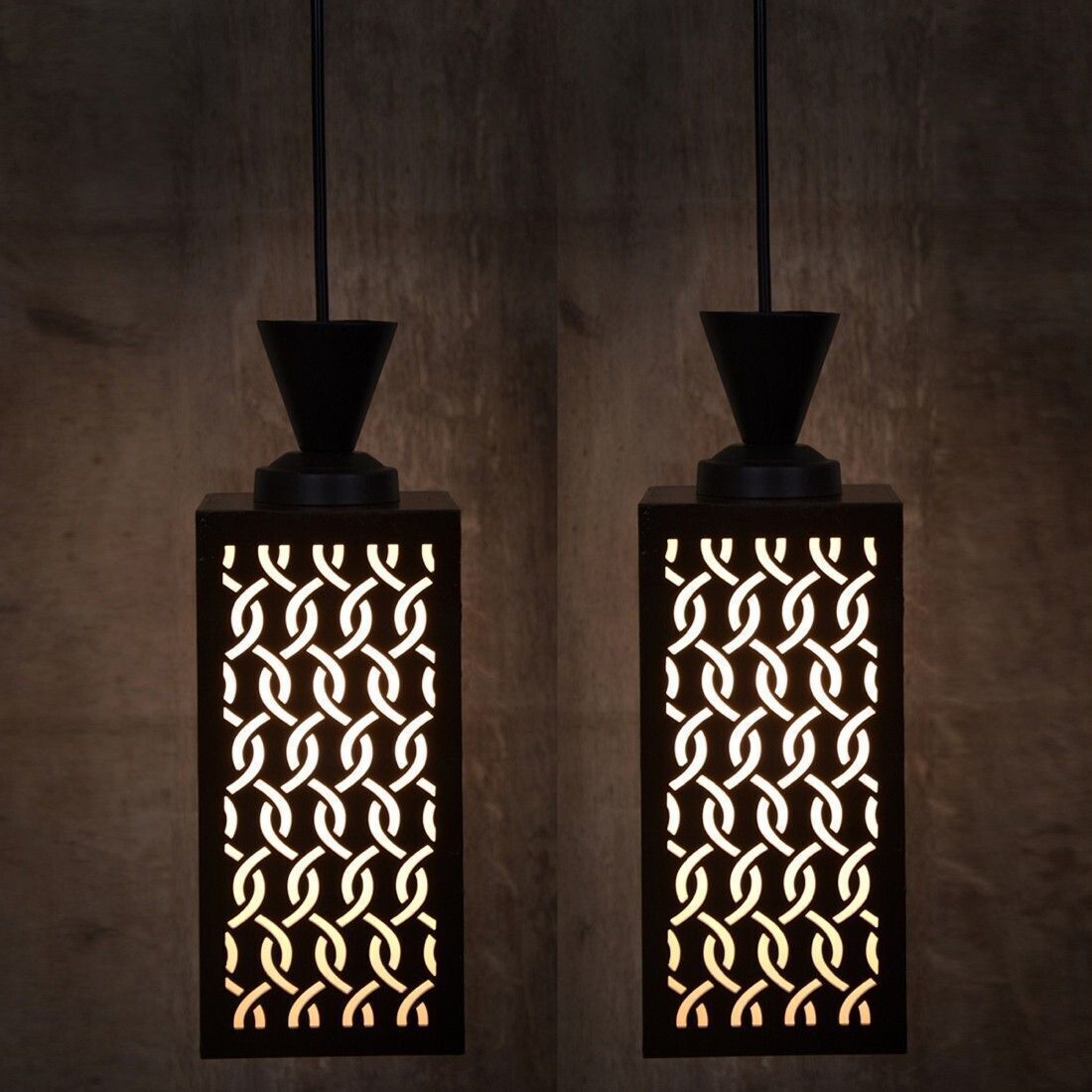 nexat Wooden Hanging Thali Lamp Elegance for Home Decor and Festive Celebrations Pendant Lamp Ceiling Lamp-picture-17