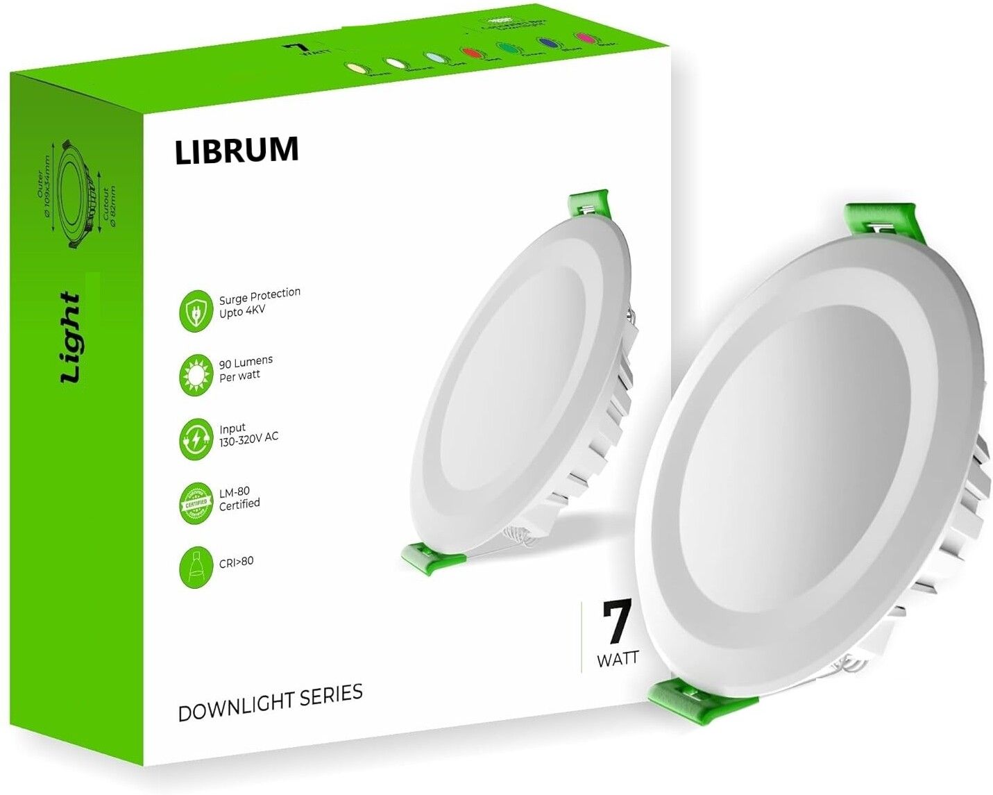 7W Led Mini Downlight for Home &Cabinet red (LDT46) Ceiling Light Ceiling Lamp-image-22